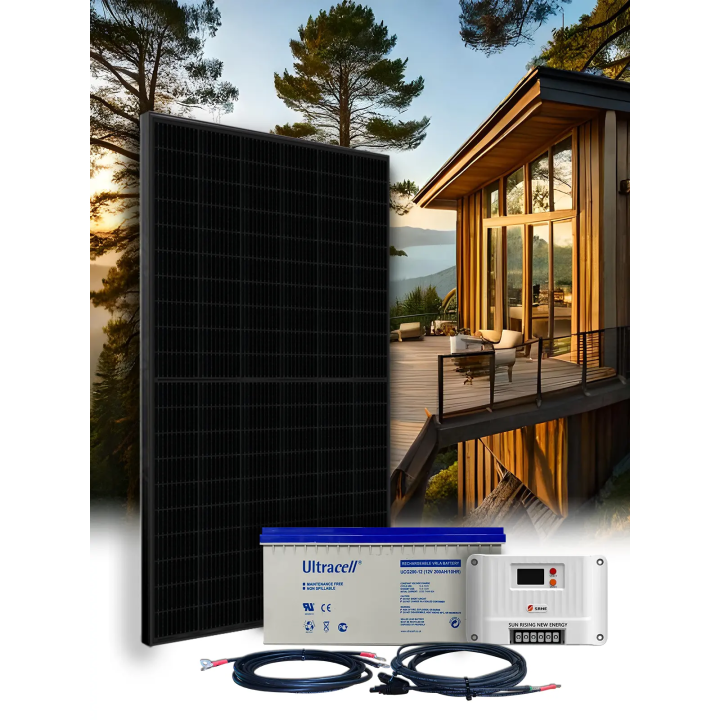 Kit 1 12V zelfverbruik paneel met opslag