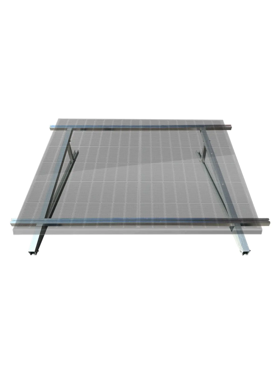 Kit de aluminio para montaje en el suelo - 13° de inclinación - apaisado