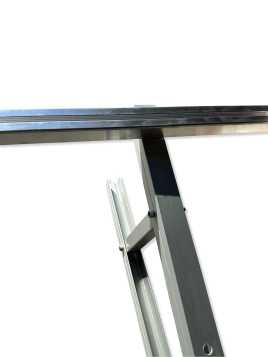 Aluminium grondbevestigingsset - 13° kantelen - liggend