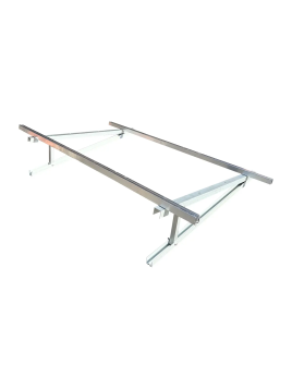 Aluminium grondbevestigingsset - 13° kantelen - liggend