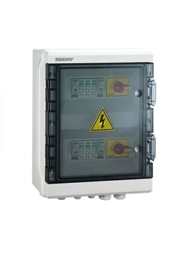 Coffret parafoudre ZJBENY DC double 2 entrées et 2 sorties 1000V 32A