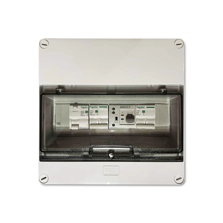 230V 25A Wechselrichterbox mit Steckdose | Sichere und einphasige Stromversorgung