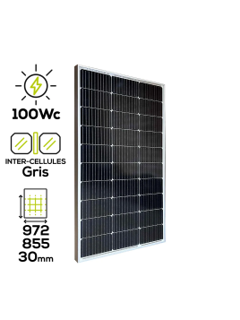Zuverlässiges 100-Wp-monokristallines Solarmodul AST100-17M
