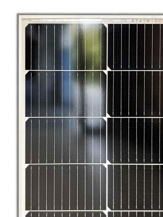 Panel solar monocristalino AST100-17M de 100 Wp, fiable