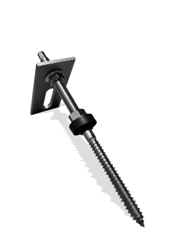 Tornillo de montaje de panel solar fotovoltaico de la hoja de metal