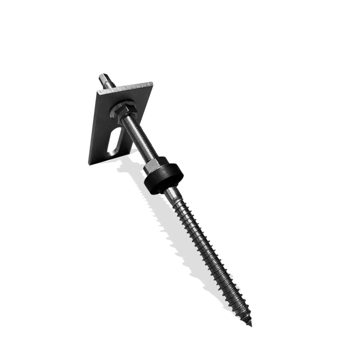 Tornillo de montaje de panel solar fotovoltaico de la hoja de metal