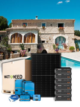 Kit photovoltaïque autonome Classe 2.5 avec 28 × 450 Wc & batteries Lithium Pylontech – Victron MultiPlus-II GX 48 V