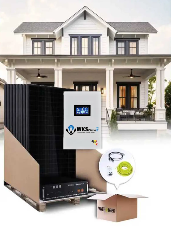 Kit autoconsommation 10 panneaux 5,6kVA lithium