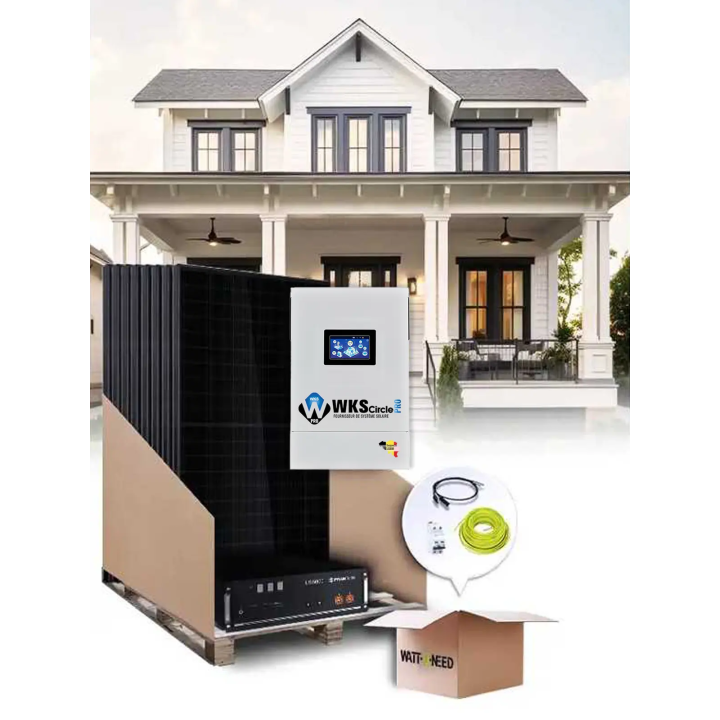 Kit autoconsommation 10 panneaux 5,6kVA lithium