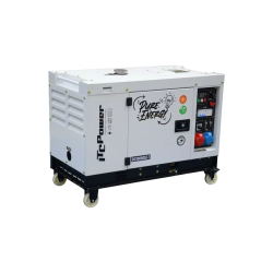 Dieselgenerator 10,6 kVA (volledig vermogen) 230 V/400 V ITC Power DG10000SE-T — vue 2