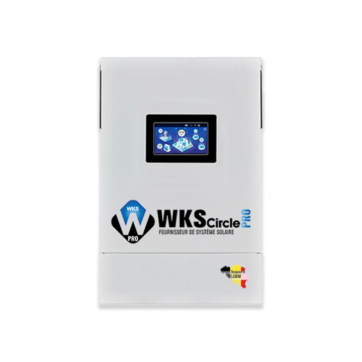 Kit de autoconsumo de 6 paneles de litio de 6,5kVA con estructura de suelo de aluminio