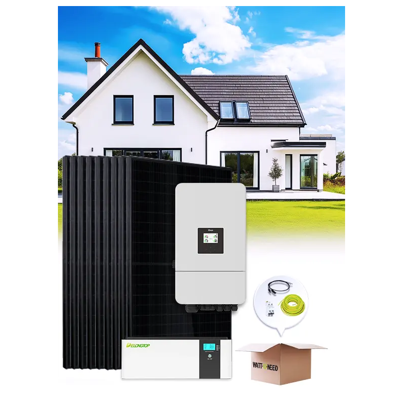 Kit autoconsommation 25 panneaux 8 kVA avec stockage lithium