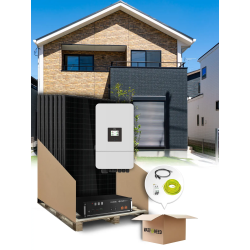 18-panel 8 kVa self-consumption kit with storage