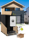 Kit autoconsommation 18 panneaux 8 kVa avec stockage