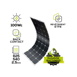 12V MX FLEX 100Wp PROTECT solar panel