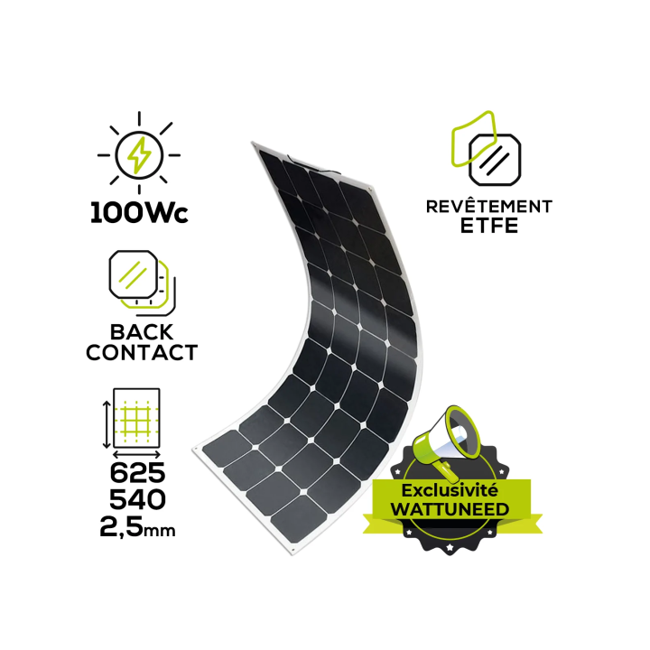 12V MX FLEX 100Wp Solarpanel PROTECT
