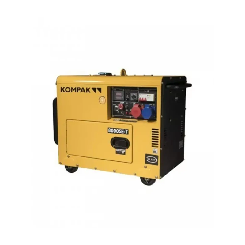 Kompak Diesel Generator 6,3kW Full Power 230V/400V Soundproof NT-8000SE-T