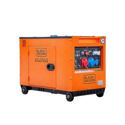 Black+Decker 7,9kVA Full Power Diesel Stromerzeuger 230V/400V Schallgedämmt BXGND7900E