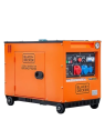 Black+Decker 7,9kVA Full Power Diesel Stromerzeuger 230V/400V Schallgedämmt BXGND7900E