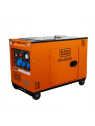 Black+Decker Generador Diesel 6,3kVA Full Power 230V Insonorizado BXGND6300E