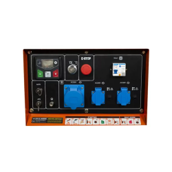 Black+Decker Diesel Generator 6,3kVA Full Power 230V Soundproof BXGND6300E