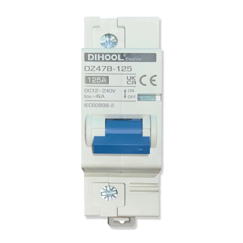 Interruptor Automático 125A DC 250V Reseteable | Wattuneed