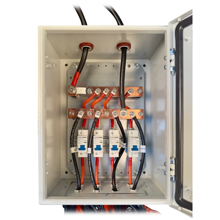 Caja de distribución de barras CC 500A
