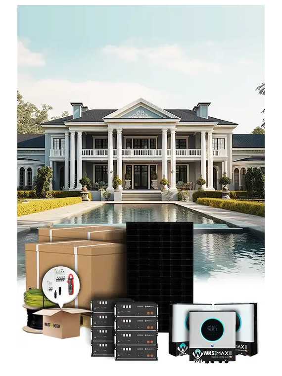 Kit industriële zonne-energie 60kW - Stockage 192kWh "PowerStation" - Wattuneed