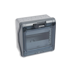 Caja estanca Legrand 8 módulos IP65 - carril DIN, puerta transparente – LEG601954