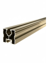 Rail en aluminium 40x40 pour fixation de panneaux solaires (1m)