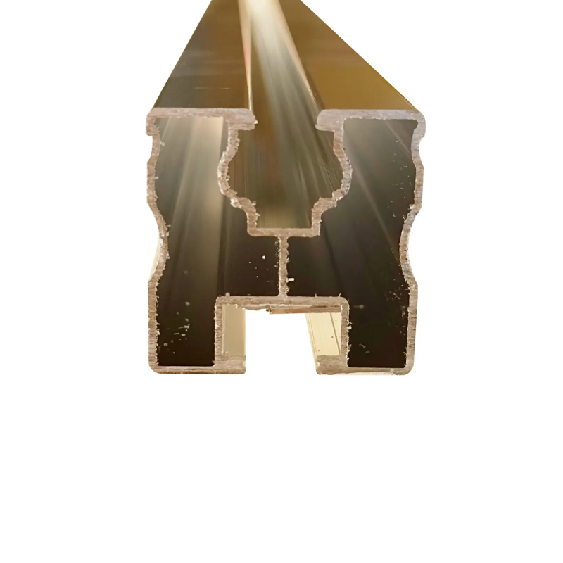 Raíl de aluminio 40x40 para montaje de paneles solares
