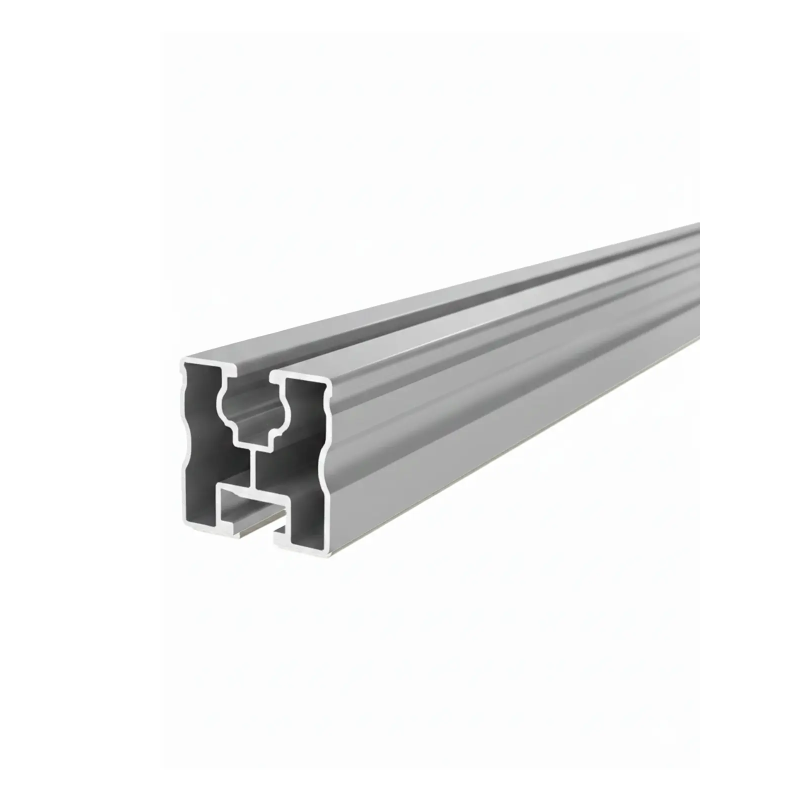 Riel de montaje de aluminio 40x40 para paneles solares - longitud 1 m — vue 2