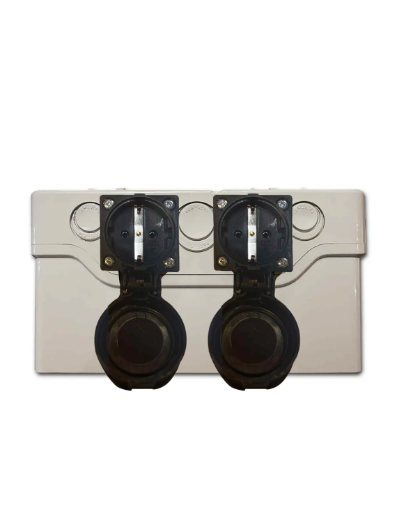 230 V 32 A changeover panel with socket | Safety & single-phase power supply