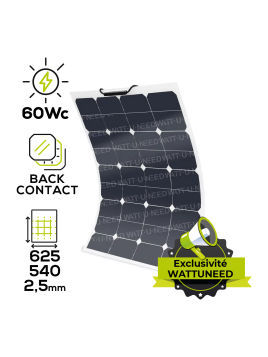 Flexibles 12V-Solarpanel MX FLEX Protect 60Wp