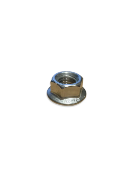 Hexagonal nut with serrated base DIN 6923 M10 - Stainless steel A2 - 1 piece