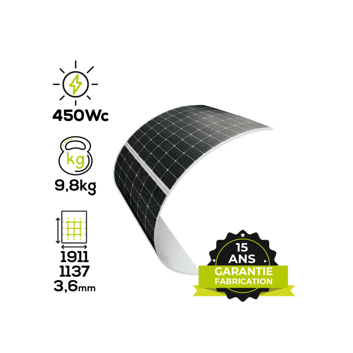 Shinson S.Blade 450 Wp Ultra Light | High Performance Flexible Solar Panel