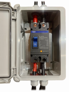 Caja de protección 250 A Delong: Seguridad de la batería CC