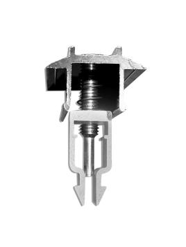 Metal roof mounting kit for photovoltaic panels