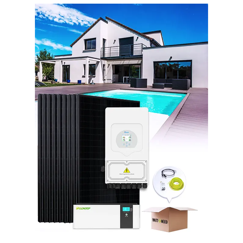 6 kVA self-consumption kit – 14 panels with lithium battery