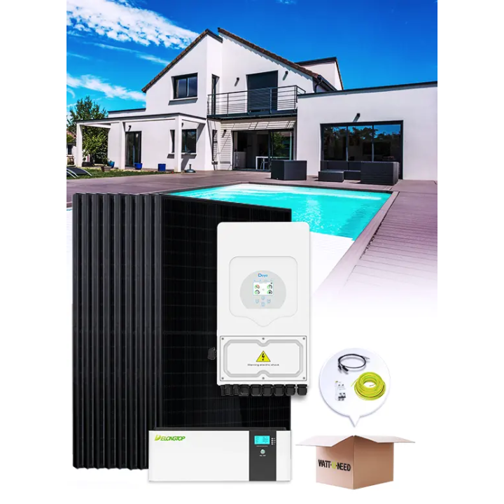 Selbstverbrauchsset 6 kVA – 14 Module mit Lithium-Batterie