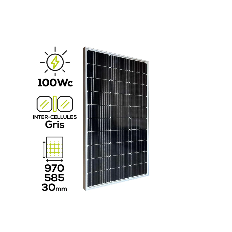 Panneau solaire 100Wc AST100-17M monocristallin fiable