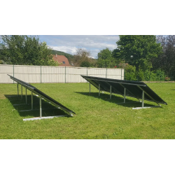 Kit de fixation sur structure au sol pour panneaux solaires de 160 cm à 178 cm
