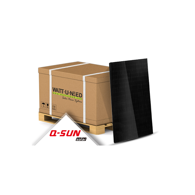 Panel solar Q-SUN Qrystal N8 450 Wp bifacial tipo N | Wattuneed