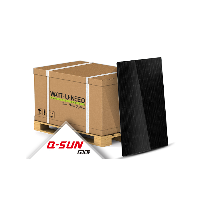 Q-SUN Qrystal N8 450Wp bifaciale N-type zonnepaneel | Wattuneed