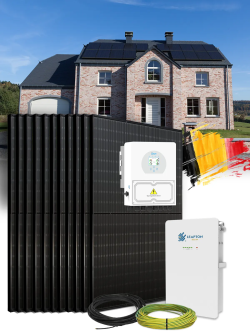 Zonnepaneel Kit Zelfverbruik 4,5 kWp – Tri 10 kW – Batterij 5,12 kWh – Geïnstalleerd BE