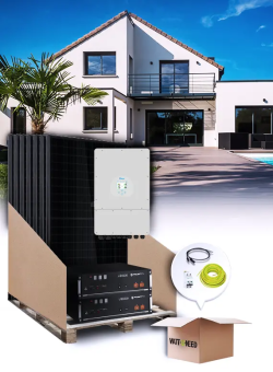 Kit solar de autoconsumo 11,3 kWp – Tri 10 kW – Batería 9,60 kWh