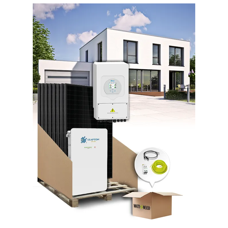 Kit Solar Autoconsumo 3,6 kWp – Mono 3,6 kW – Batería 5,12 kWh