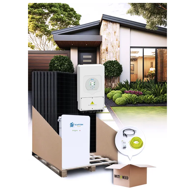 Zonnepaneel Kit Zelfverbruik 5,4 kWp – Mono 5 kW – Batterij 5,12 kWh