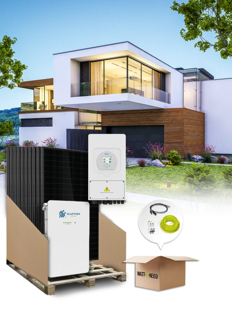Solar Kit Self-Consumption 4.5 kWp – Mono 3.6 kW – Battery 5.12 kWh