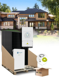 Solar-Kit Eigenverbrauch 6,3 kWp – Mono 5 kW – Batterie 5,12 kWh